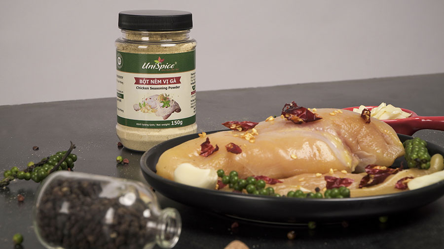 bột nêm vị gà