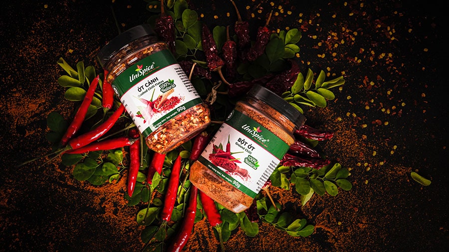 Gia vị ớt và bột ớt