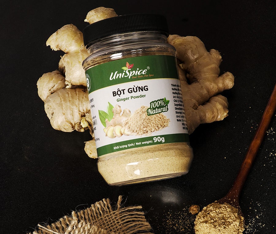 Gia vị gừng làm gia vị giảm cân
