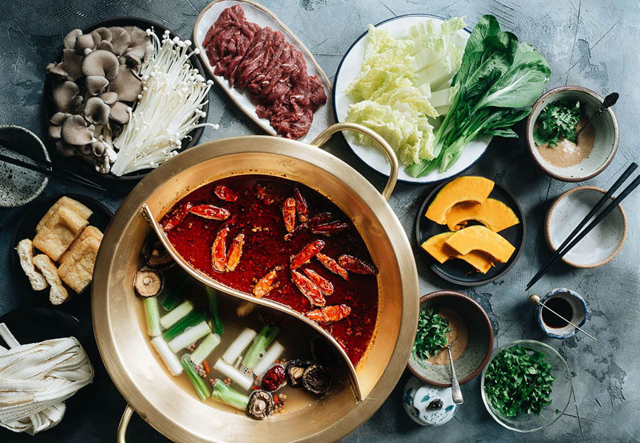 Lẩu cay Tứ Xuyên