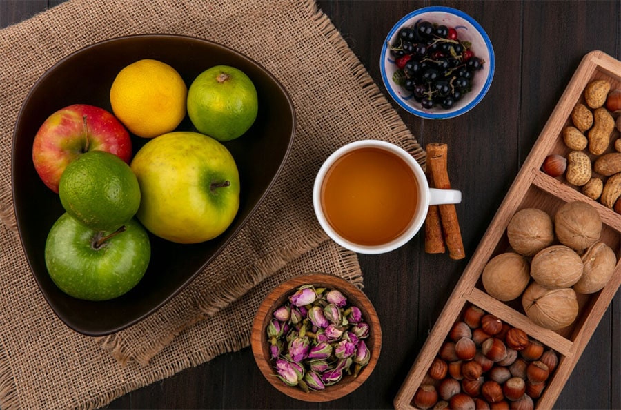 Công thức pha trà táo quế