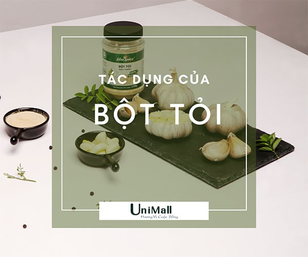 Bột tỏi dùng làm gì? Địa chỉ mua bột tỏi chất lượng, uy tín