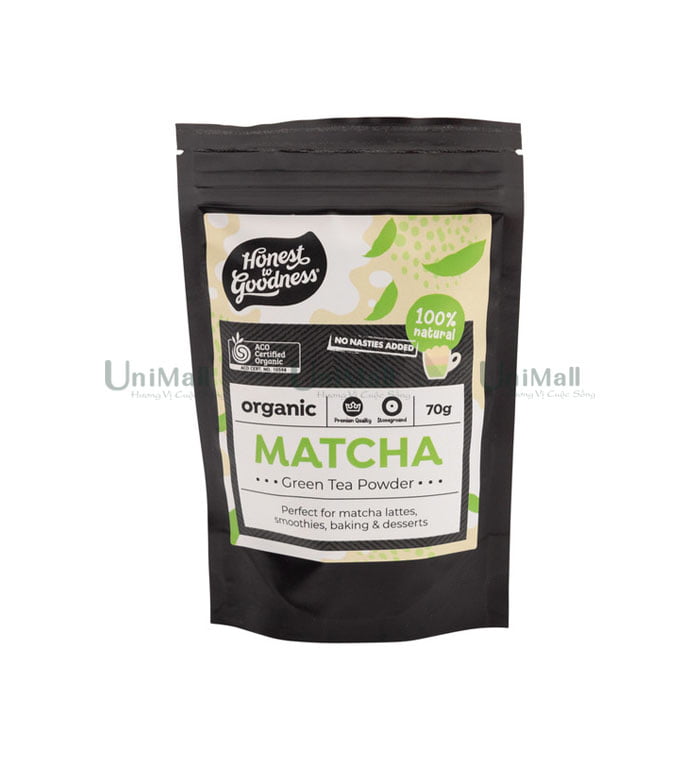 Bột Trà Xanh Matcha Hữu Cơ Honest to Goodness