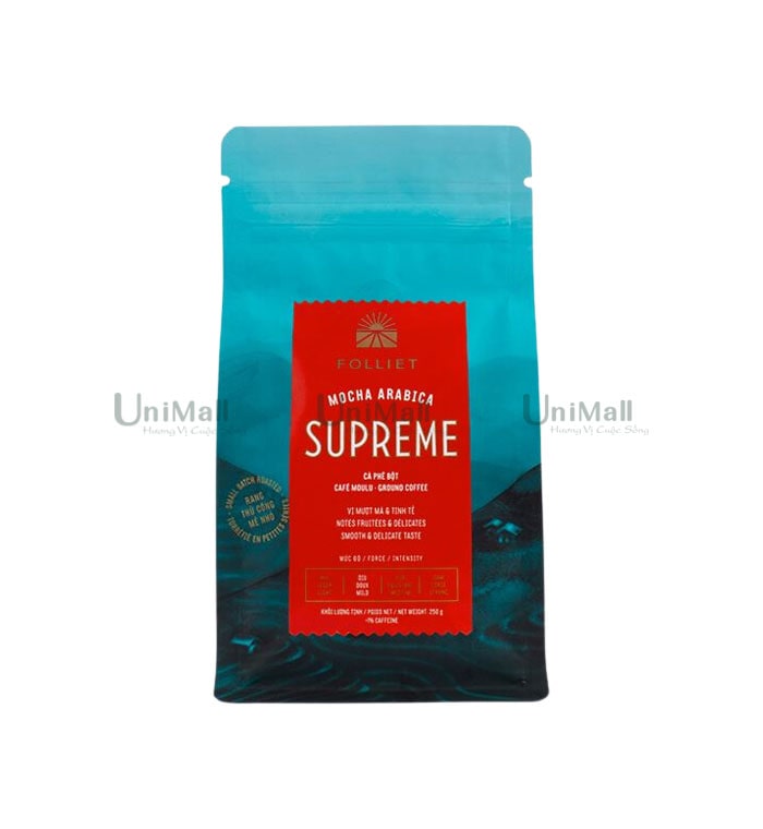 Cà phê bột Supreme Folliet