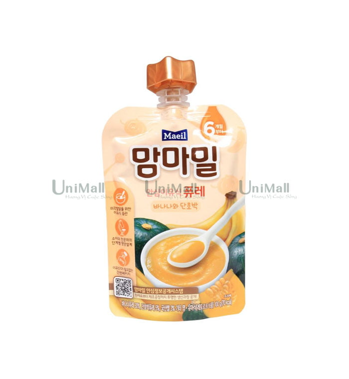 Maeil Mamma Meal Baby Food Banana and Sweet pumpkin