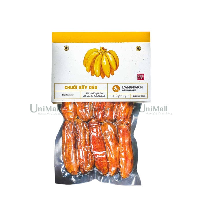 Chuối sấy dẻo L’angfarm