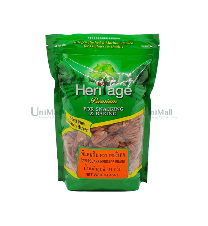 Heritage Organic Raw Pecans