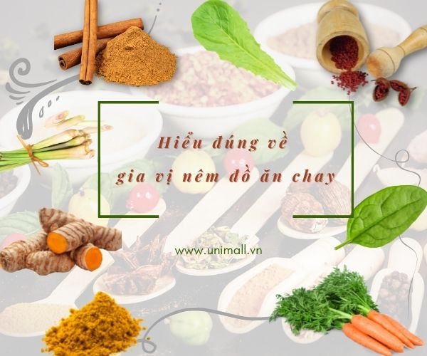 Correct understanding of seasoning for vegetarian food