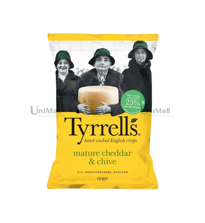 MATURE CHEDDAR & CHIVE TYRRELLS