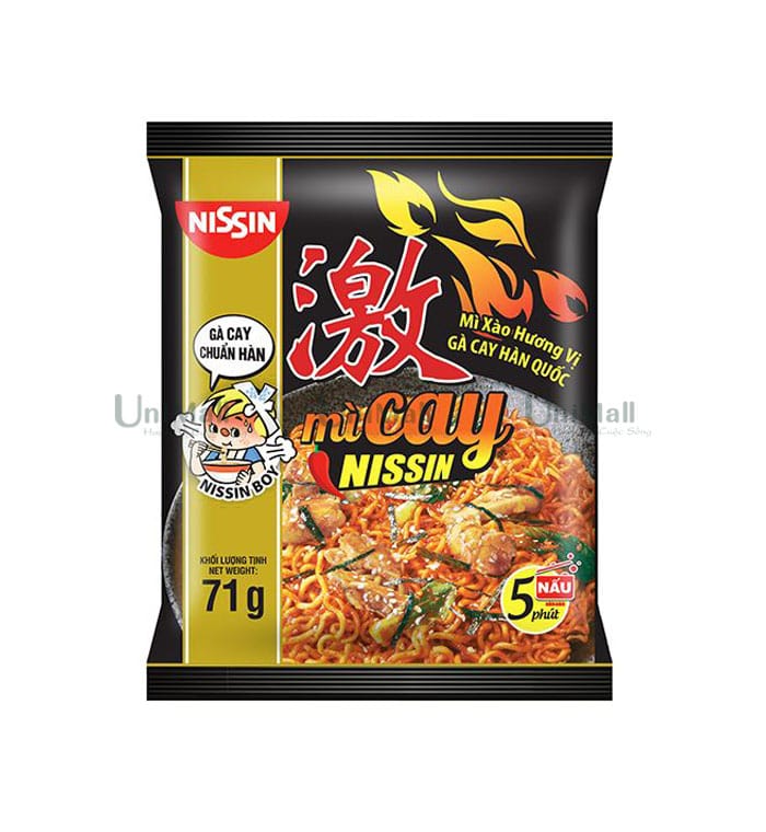 Mì Xào Khô Gà Hàn Quốc Nissin