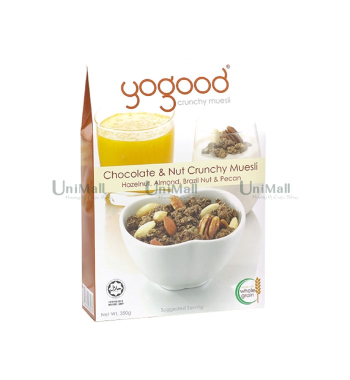 Ngũ cốc chocolate & nutrimix crunchy muesli YOGOOD