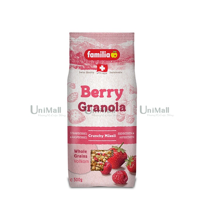 Ngũ cốc giòn vị dâu Berry Crunch FAMILIA