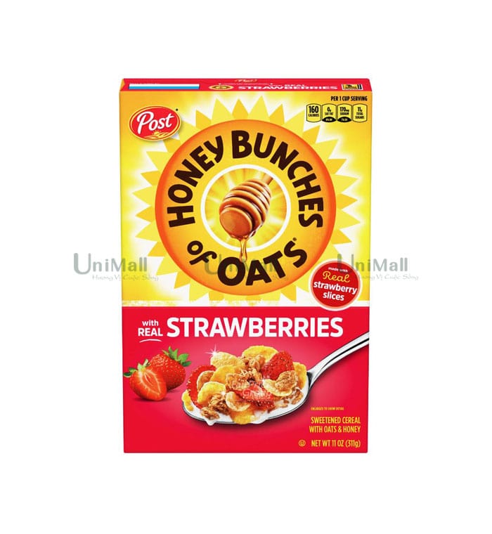 Honey Oats and Strawberry Cereal POST