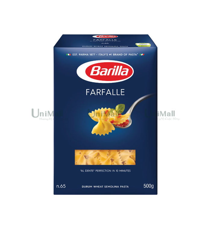 Nui hình nơ Farfalle Barilla