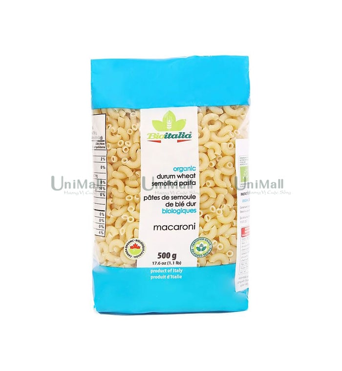 Nui Macaroni hữu cơ Bioitalia