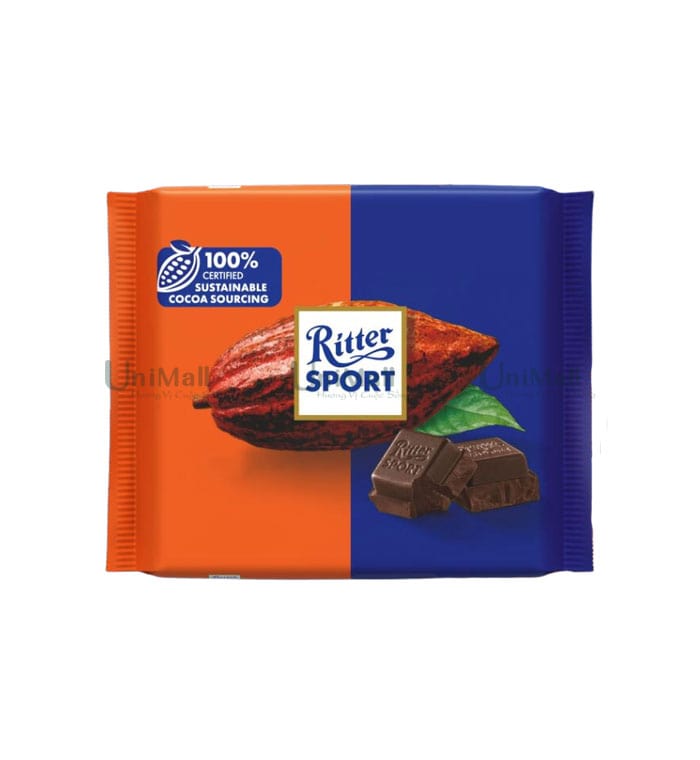 Ritter Sport Chocolate Đen 74% Cacao