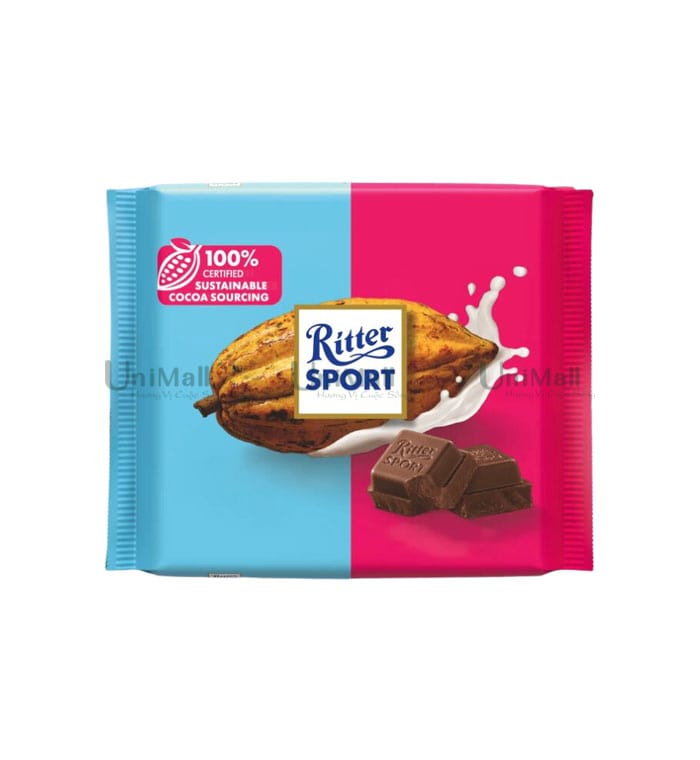 Ritter Sport Chocolate Sữa 55% Cacao
