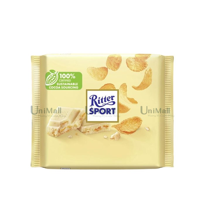 Ritter Sport Chocolate Trắng Nhân Ngũ Cốc