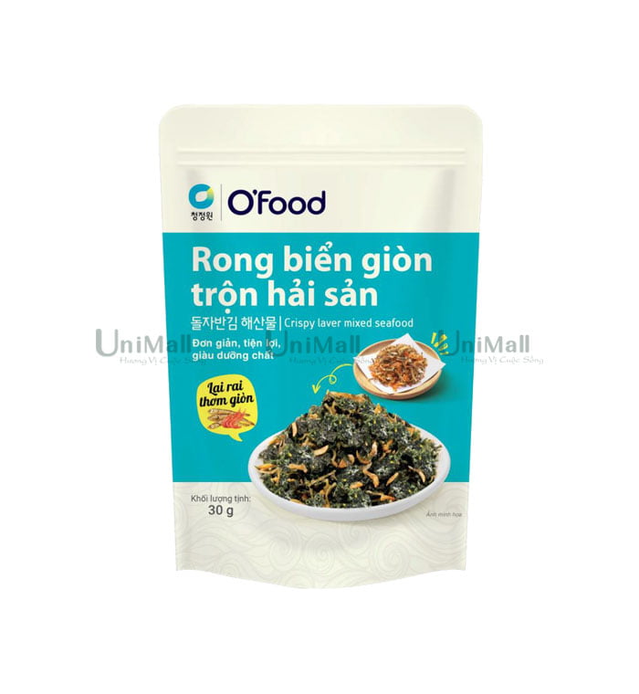 Crispy laver mixed seafood O'Food