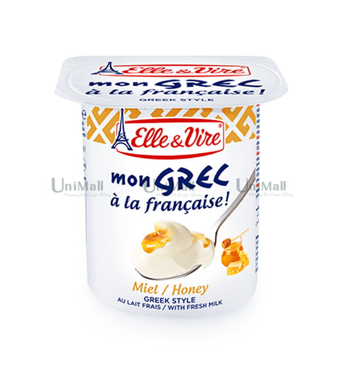 ELLE & VIRE Greek Yogurt Dairy Dessert - Honey