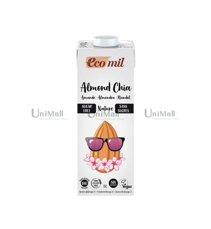 Ecomil Almond Milk sugar-free Chia