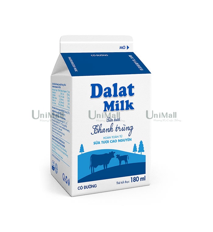 Dalat Milk Pasteurized Sweetened milk