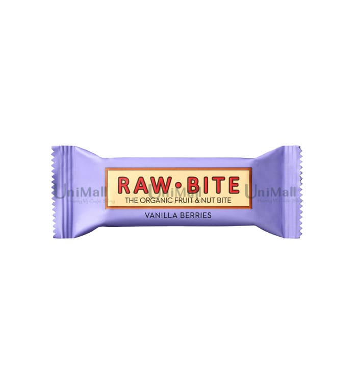 Organic Fruit & Nut Bite Vanilla Berries Raw Bite
