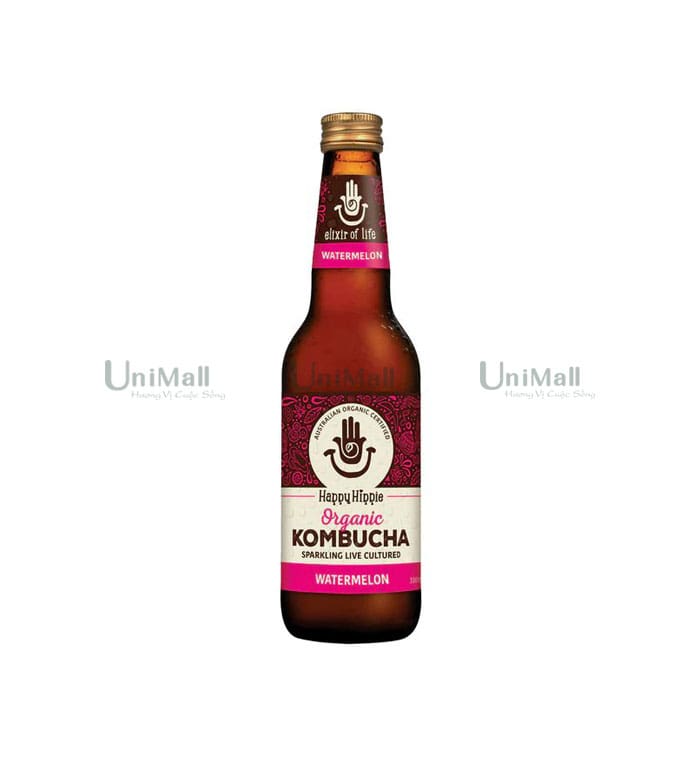 Trà Kombucha vị dưa hấu Happy Hippie