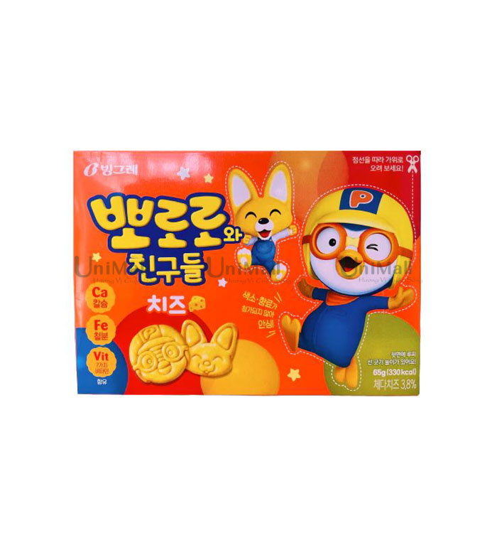 Binggrae Pororo Cheese Biscuits