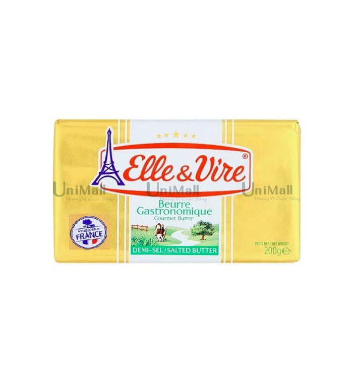 Bơ mặn 80% béo ELLE & VIRE