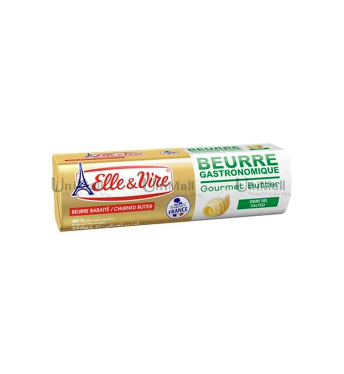 ELLE & VIRE Salted Gourmet butter roll 82%