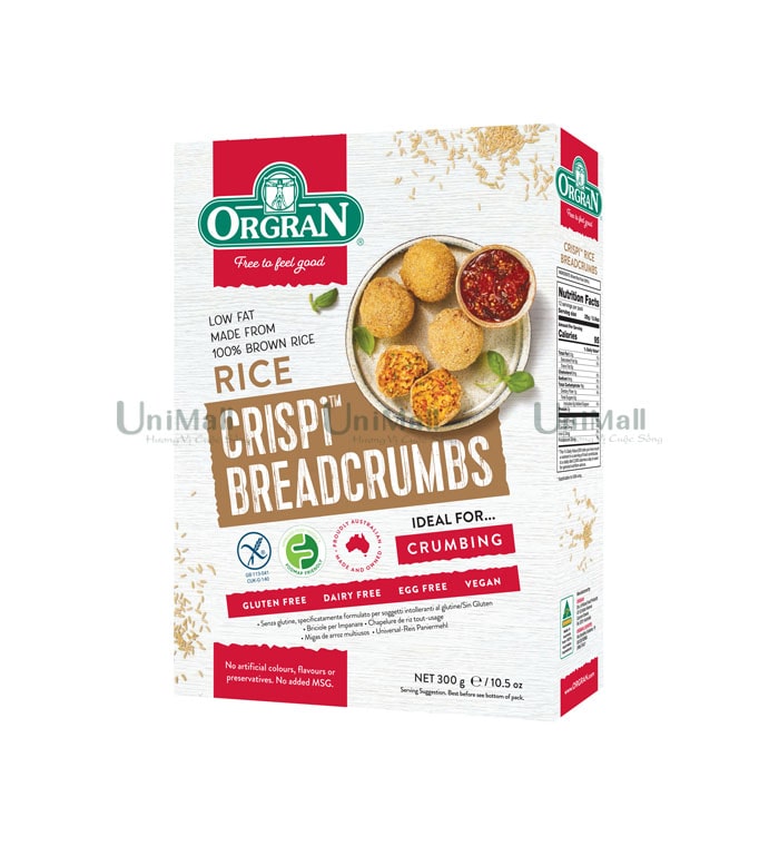 ORGRAN Rice Crispy Breadcrumbs