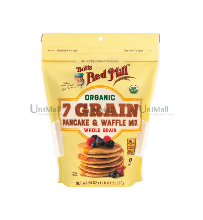 BOB'S RED MILL Organic 7 Grain Pancake and Waffle Mix