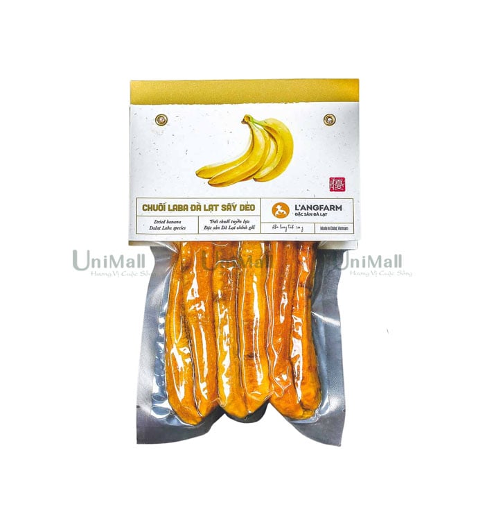 Chuối laba sấy dẻo L’angfarm