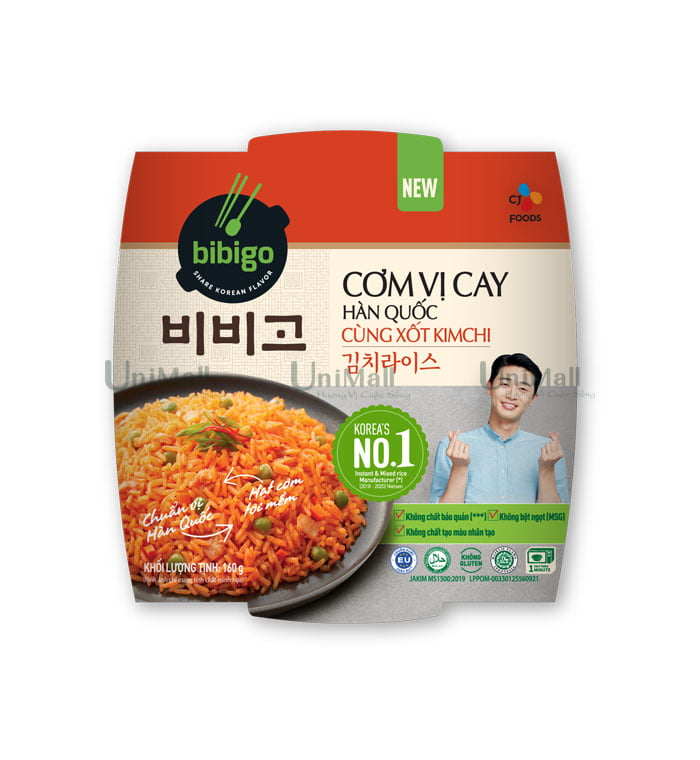 Cơm ăn liền kimchi Bibigo