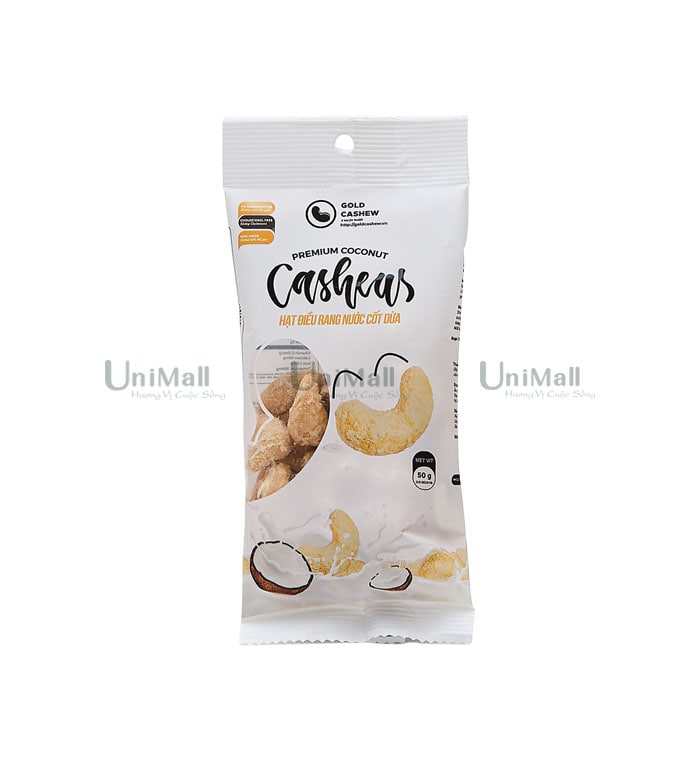 Hạt điều rang nước cốt dừa Gold Cashew