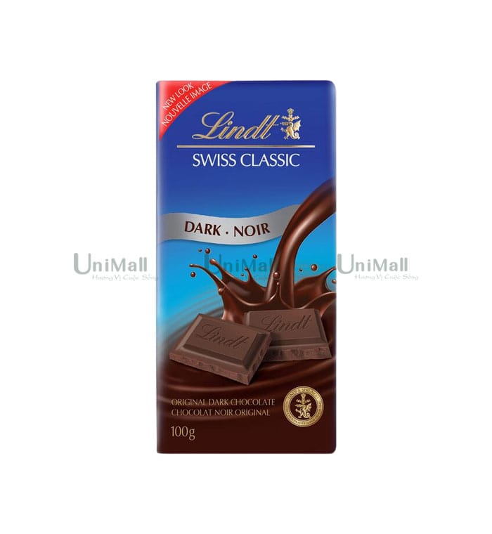 Lindt SWISS CLASSIC Dark Chocolate Bar