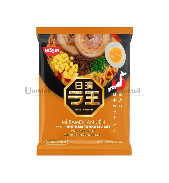 Mì vị thịt hầm Tonkotsu Nissin