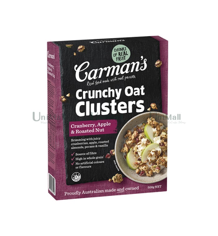 Ngũ cốc nam việt quất, táo và hạt rang CARMAN'S