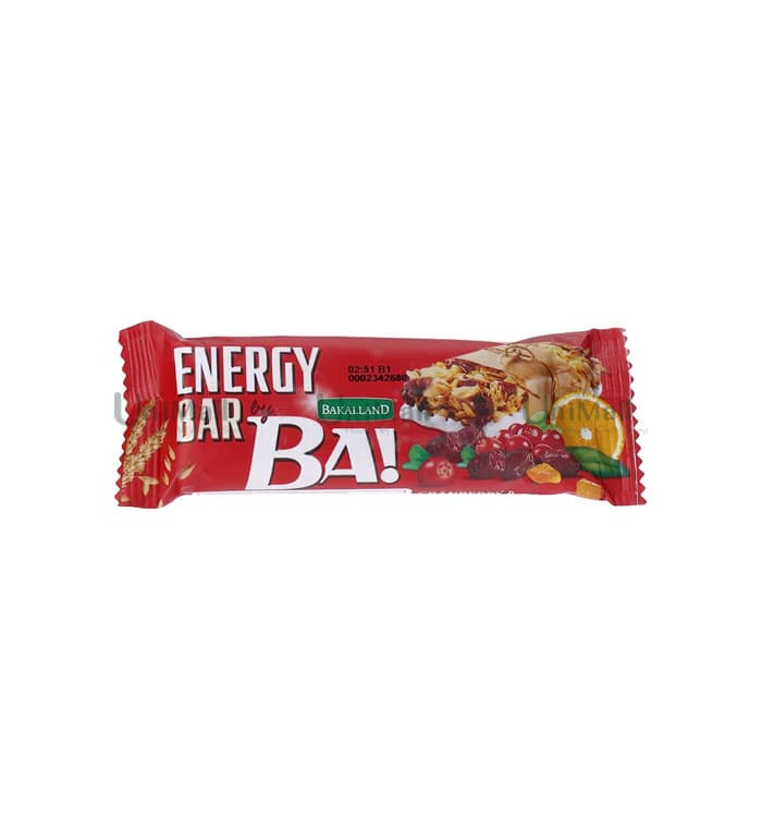 BAKALLAND BA! Energy Bar: Cranberry & Orange