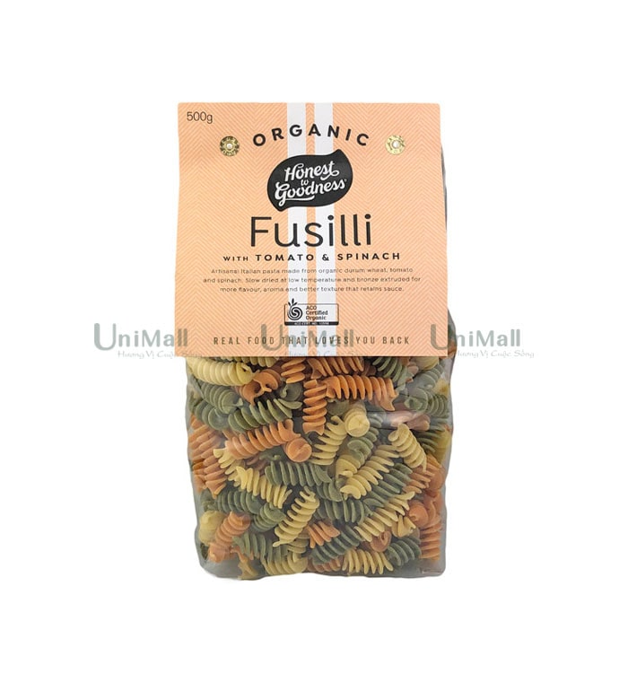 Honest to Goodness Organic Fusilli Pasta