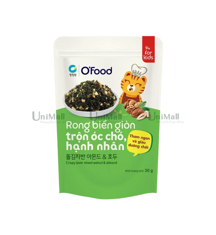 Crispy laver mixed walnut & almond O'Food