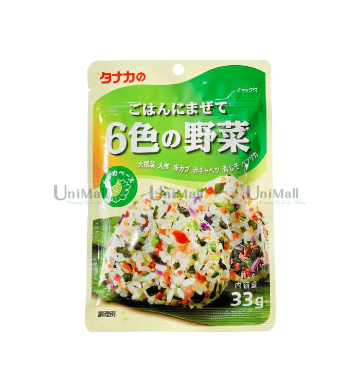 Tanaka Foods 6 Color Vegetable Flavored Seaweed