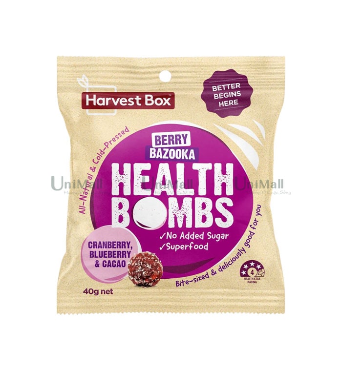 SNACK HẠT HỖN HỢP BOMBS BERRY BAZOOKA HARVEST BOX