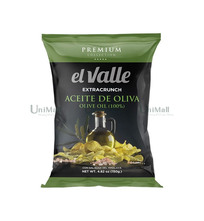 SNACK KHOAI TÂY VỊ MUỐI HIMALAYA VÀ DẦU OLIU EL VALLE