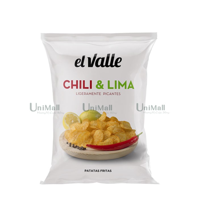 CHILI AND LIMA TASTE CHIPS EL VALLE