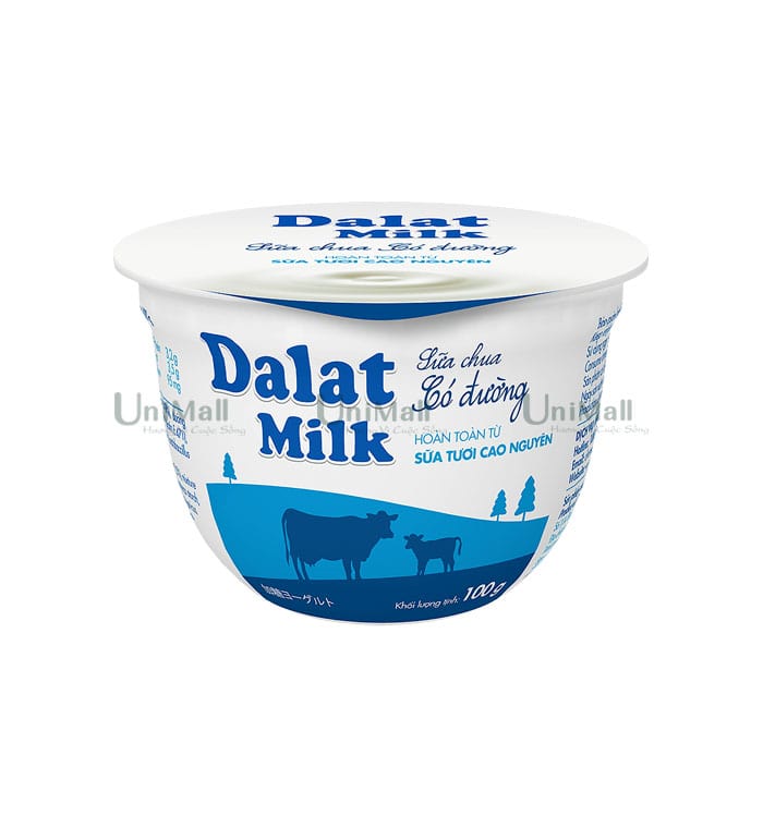 Dalatmilk Natural Sweetened Yogurt