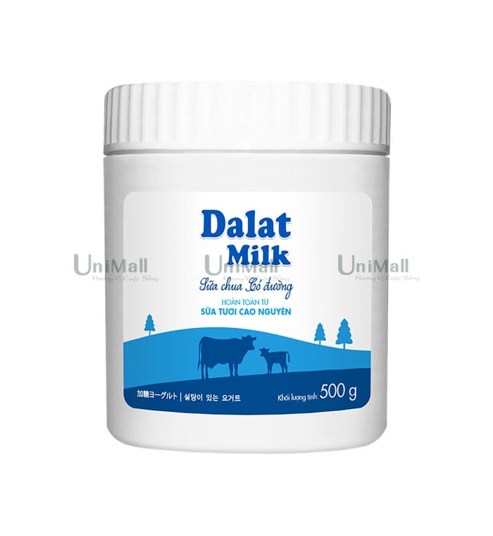 Dalatmilk Natural Sweetened Yogurt