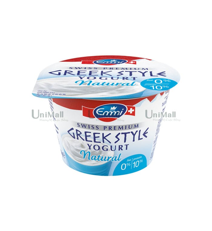 Emmi Swiss Premium Greek Style Yogurt Natural 0%