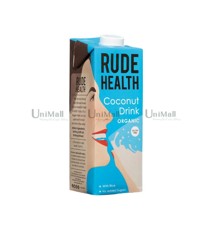 Sữa dừa hữu cơ không gluten Rude Health